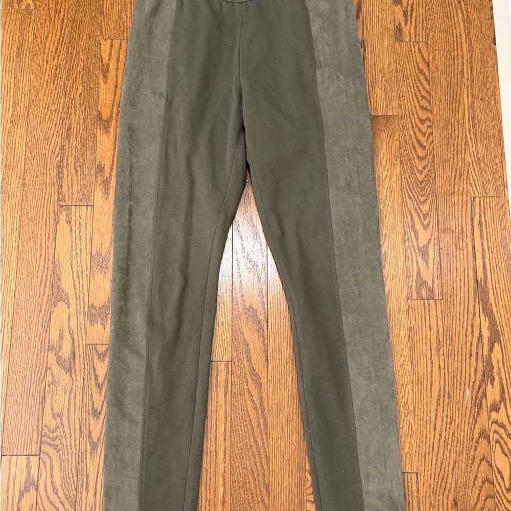 Lafayette 148 New York Two-Tone Olive Green Pants